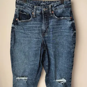 Old Navy High Rise OG Straight Secret Slim Pockets 80s Acid Wash Denim thumbnail 2