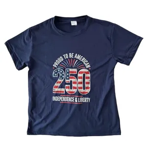 Women's Medium 250 Anniversary Patriot Navy Tee #260302 thumbnail 1