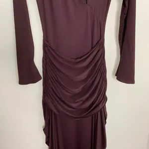Babyboo Tahnee Maxi Dress Plum Womens Cutout Longsleeve BodyCon Size Medium thumbnail 13