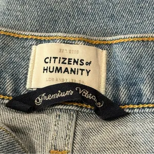 Citizens of Humanity Women’s Size 27 Light Blue Wash Charlotte Cropped Jeans thumbnail 5