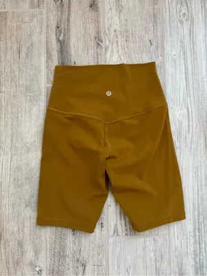 Lululemon Align Short 8" Gold Spice Size 4 NWOT thumbnail 8