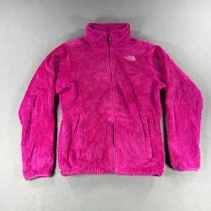 Y2k The North Face Girls Osito Jacket Pink Full Zip Size Large 14/16 or Women XS thumbnail 6