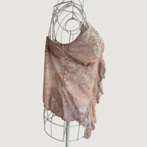3004 | NWT See You Monday Floral Fairycore Paisley Ruffle Cami Peach Women XL thumbnail 2