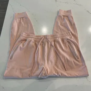 Beyond Yoga Heather Rib Street Jogger Pink Salmon‎ Size Large thumbnail 5