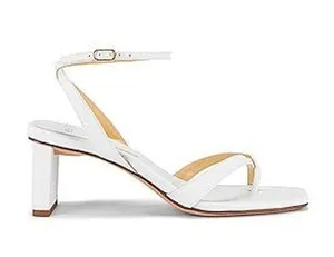 ALEXANDRE BIRMAN *IMPERFECT* Nelly Square Toe Sandal in White Shoes Size 39 9 thumbnail 1
