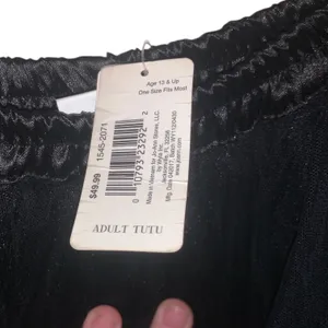 NWT Just Pretend by Wyla Black Tulle Mini Skirt Adult Tutu Maker’s Halloween thumbnail 5