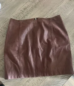 Free People Faux Leather Skirt thumbnail 1