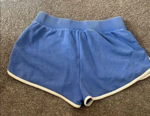 ⭐️AERIE Blue and White Lace-Up Women's Lounge Shorts thumbnail 2