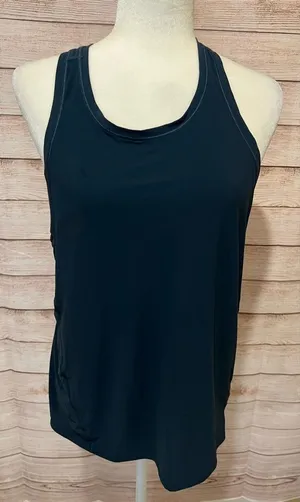Athleta green fitness tank top size medium. thumbnail 1