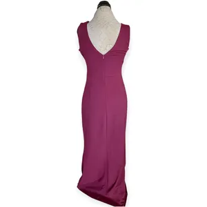 Burgundy Dress Gown Sz Medium Formal Wedding Guest Prom thumbnail 3