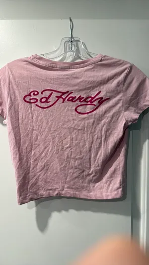 Ed Hardy Vintage Y2K Baby Tee thumbnail 2