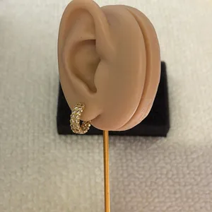 15mm CZ Small Hoop Earrings for Men Women Unisex Earrings Streetwear Hip Hop Punk thumbnail 7