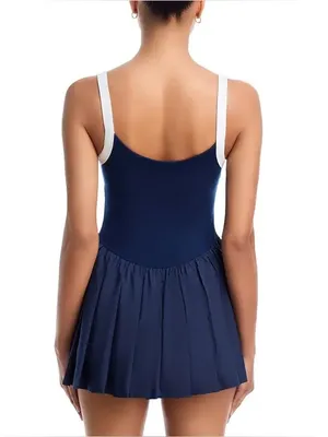 Free People Movement Swing of Things Color block Tennis Dress size large NWOT thumbnail 4