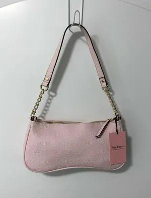 Juicy Couture Fashionista Powder Blush Pink Shoulder Bag NWT thumbnail 2