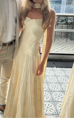 Reformation Agnes Silk Dress thumbnail 4