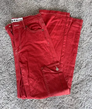 Song cargo jeans Red Size 27 thumbnail 1
