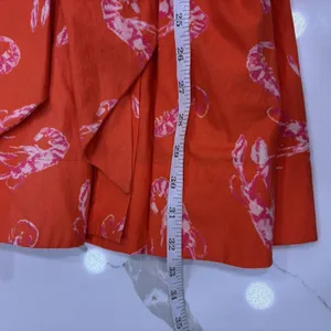 Anthropologie Maeve Wrap Dress Size Medium Petite Mainely Lobster Mini Coastal Summer Boho thumbnail 5