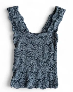 Free-people Women's Grey and Blue Vest thumbnail 1