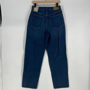 Madewell Baggy Straight Jeans Womens 28 Blue Denim Cotton Stretch High‎ Rise thumbnail 7