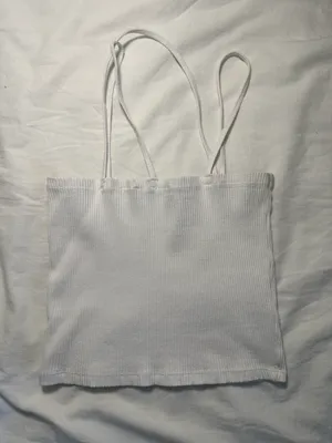 Zara White Tank Top thumbnail 2
