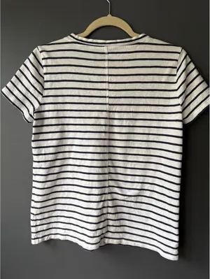 J.Crew Girlfriend Tee Striped Short Sleeve T-Shirt Size Small thumbnail 2