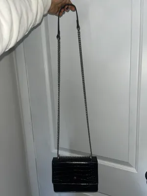 Peta & Jain Princess Polly Black Croc Handbag thumbnail 5