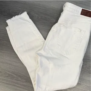 Hollister High-Rise Super Skinny Crop White Jeans - Size 7R (W28/L26) thumbnail 2