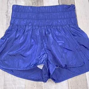Free People Movement Way Home athletic purple shorts size small thumbnail 6