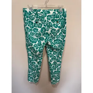 Tory Burch‎ Walton Printed Captiva Pants Sz 4 thumbnail 3