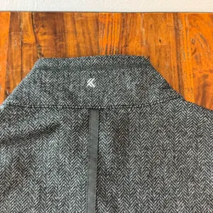 Kyodan Outdoor Womens Herringbone Quarter Zip Pullover Grey Large NWT Gray thumbnail 13