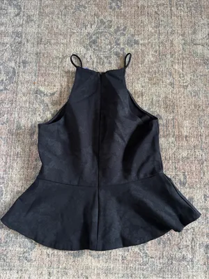 1. State Black Lace-Trim Peplum Camisole Size S thumbnail 8