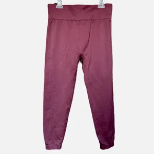 Knix Good To Go‎ Seamless Leggings Deep Purple Sz L thumbnail 2
