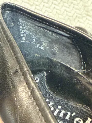 Vtg 90s SKECHERS Womens 6 Chunky Platform Loafers Buckle Black‎ Faux Leather Y2K thumbnail 14