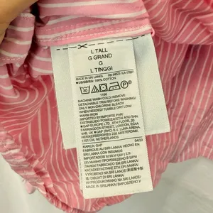 Gap × Loveshackfancy Baby Pink‎ 100% Organic Cotton Cropped Shirt Casual Easter thumbnail 7