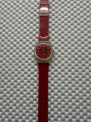 Swatch Watch Lady Rote-Lei LK128 Vintage 1991 thumbnail 4