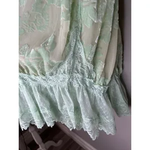 FREE PEOPLE Intimately Forever Young Velvet Bloomer Whimsy Burnout Pants Size XS thumbnail 9
