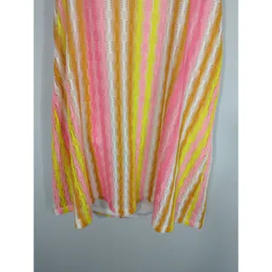 Wild Fable Multicolor Crochet Striped Halter Dress XXL NWT‎ Vacation Coastal thumbnail 5