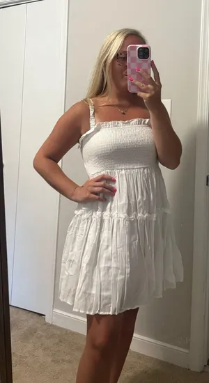 Altar'd State White Dress thumbnail 1