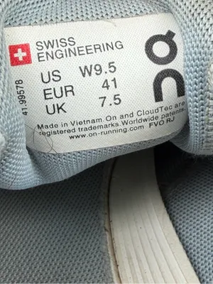 On Cloud Size 9.5 On Cloudswift Lake Sky Women Sneaker Shoe thumbnail 9