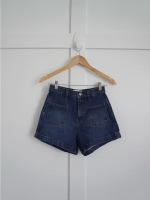 Reformation Alyssa Stretch High Rise 3.5” Jean Shorts Anguilla thumbnail 3