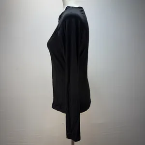 Niptuck Swim‎ Long Sleeve Full Zip Sun Safe Rashgurad Top Black Size 10 Jacket thumbnail 3