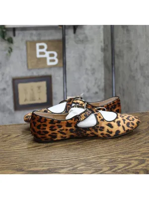 A New Day Womens Tasmin Leopard Flats 94568233 Leopard Brown 10M thumbnail 6