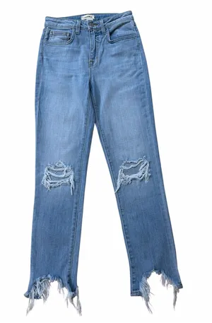 L'AGENCE High Line High Rise Skinny Distressed Jeans thumbnail 1