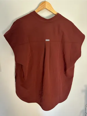 Figs Rafaela Oversized Scrub Top walnut extra large thumbnail 5