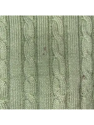 Vintage Pastel Green Cable Knit Sweater Vest Unisex Golf sweater preppy academic thumbnail 7