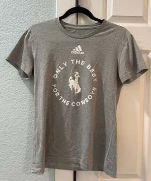 Adidas Wyoming Cowboys T-shirt thumbnail 1