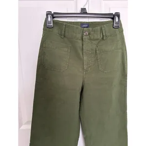 J.Crew $118 Lizzie High Rise Patch Pocket Wide Leg Pant Pine Green Size 24T thumbnail 8