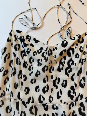 Reformation leopard print Midi Dress thumbnail 7