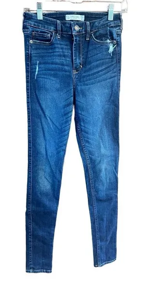 Abercrombie & Fitch ￼ distressed jeans Sz 27/31 thumbnail 1