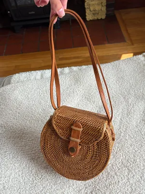 Woven Bag Tan thumbnail 2
